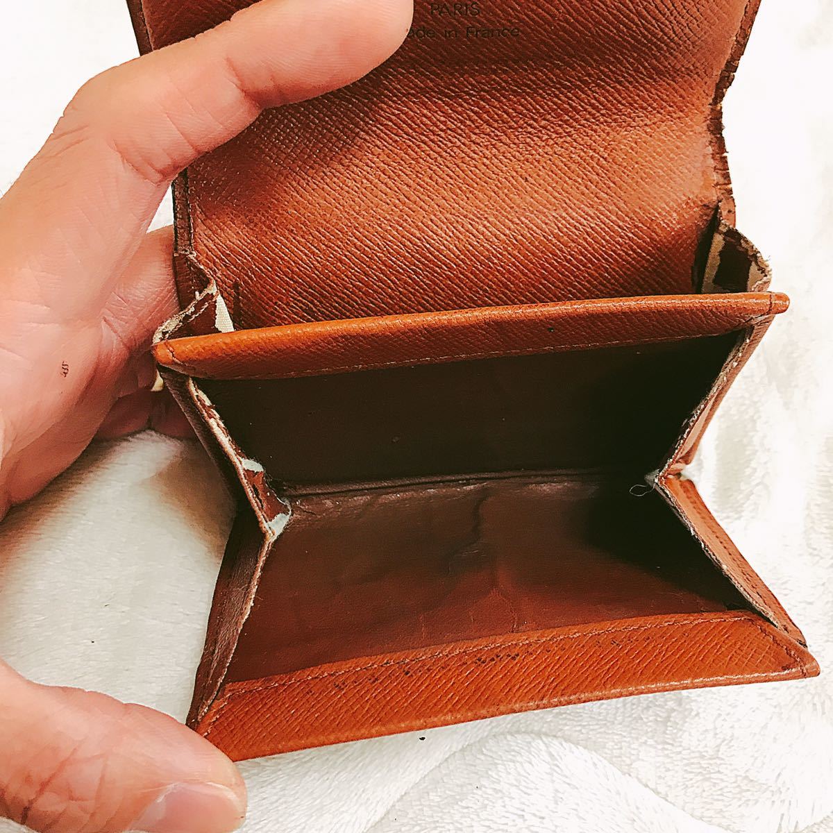 シリアル刻印ありVUITTON モノグラム コインケース ポルトモネプラ