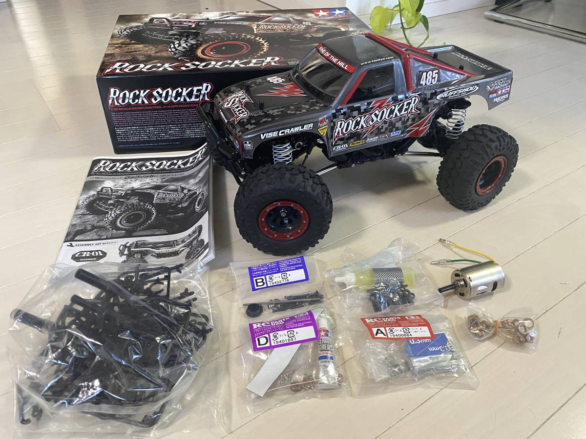 タミヤ CR-01 ロックソッカー フルベア付 走行少ない (検索用 CC-02