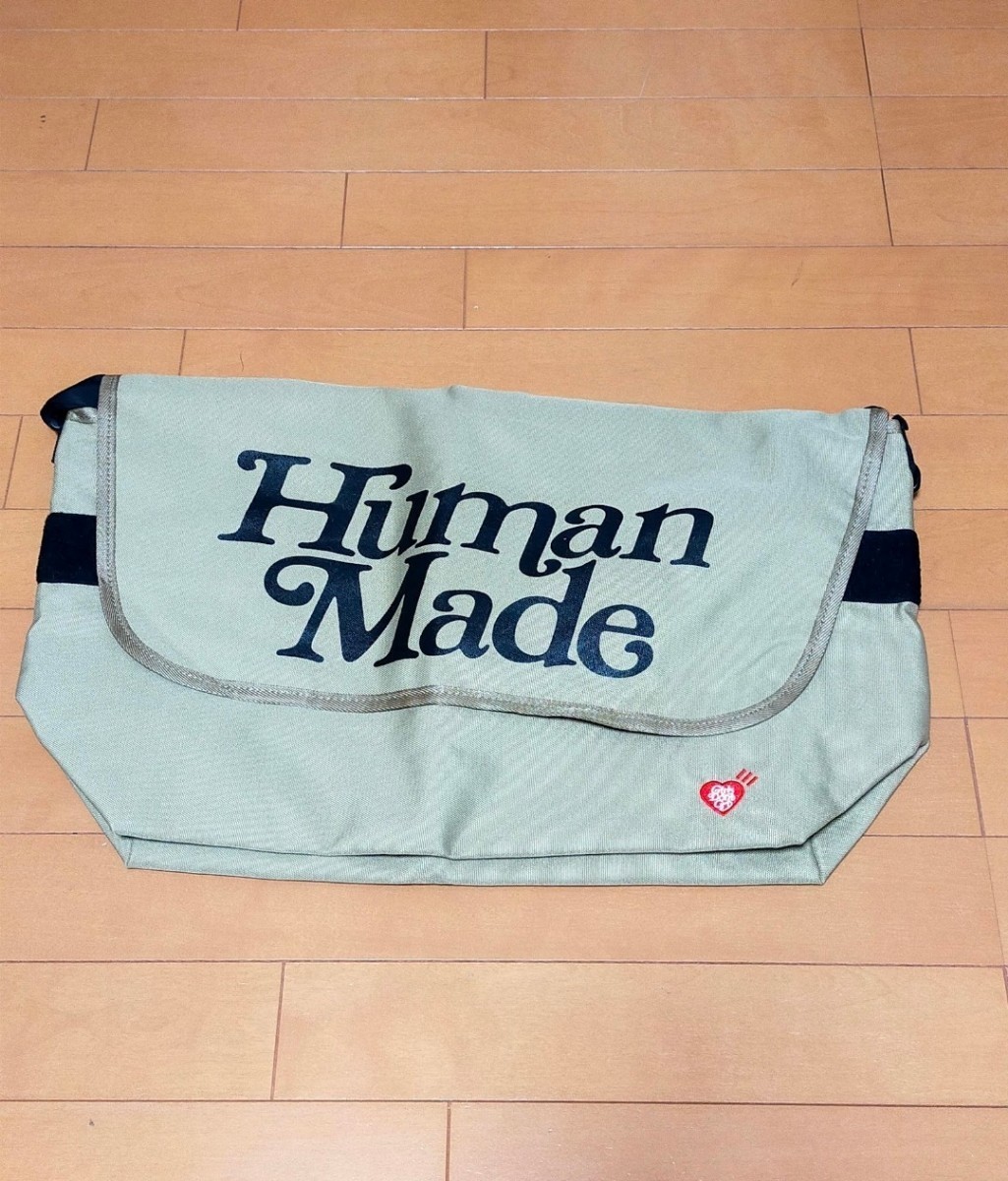 残り1つ human made メッセンジャーバッグ ベージュ 新品未使用品
