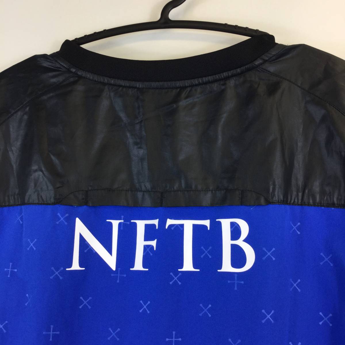 NIKE ナイキ NFTB 半袖ピステ ブルー ブラック Mサイズ フットボール
