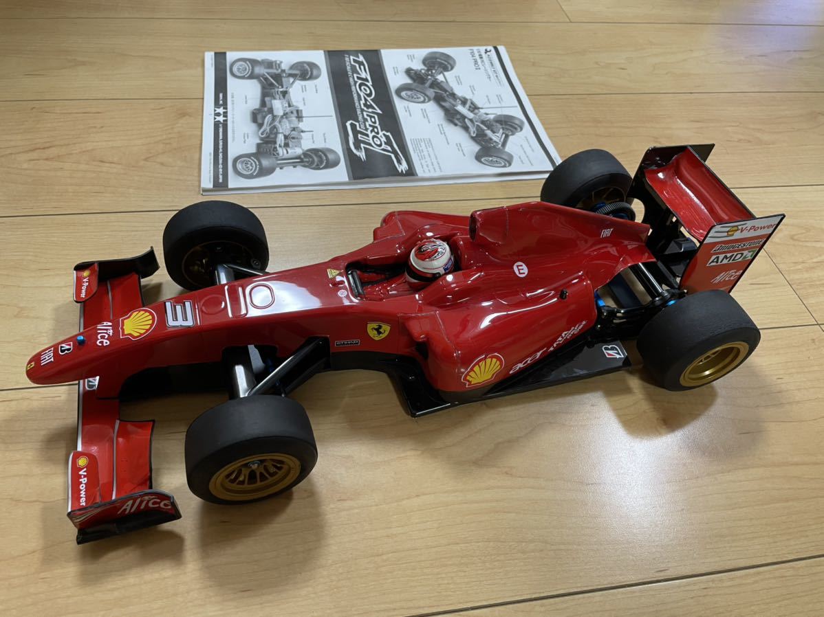 タミヤ F104 PRO2 未走行品(一部中古部品使用) フェラーリF60 中古