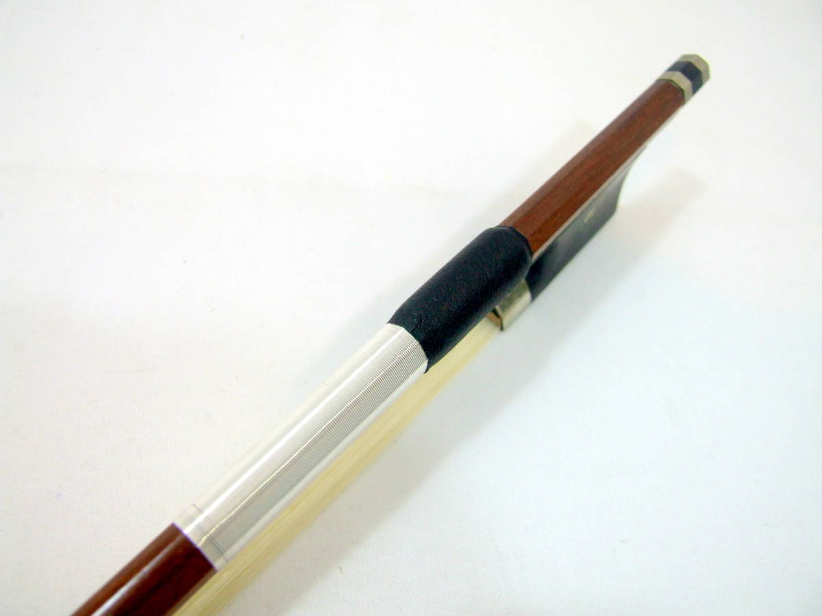 T SUGITO刻印 4/4 バイオリン 弓 毛替え 仕上げ済み済 中古 杉藤