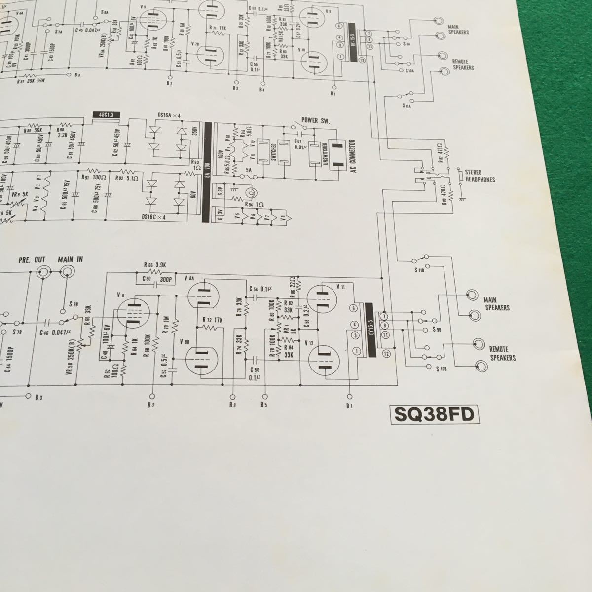 LAXMAN SQ38FD 取扱説明書 (回路図記載)｜Yahoo!フリマ（旧PayPay