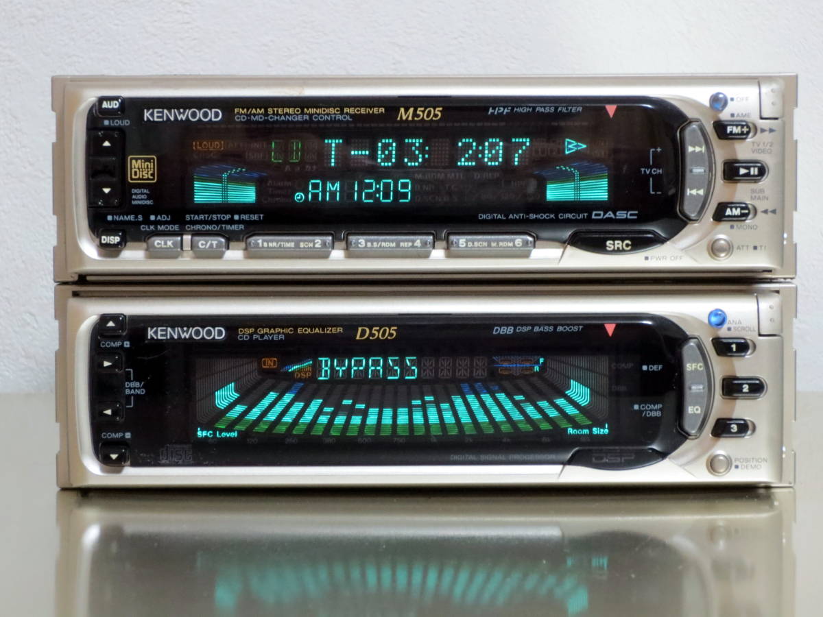 Yahoo!オークション - 90年代 KENWOOD ケンウッド M505 + D505 FM/AM