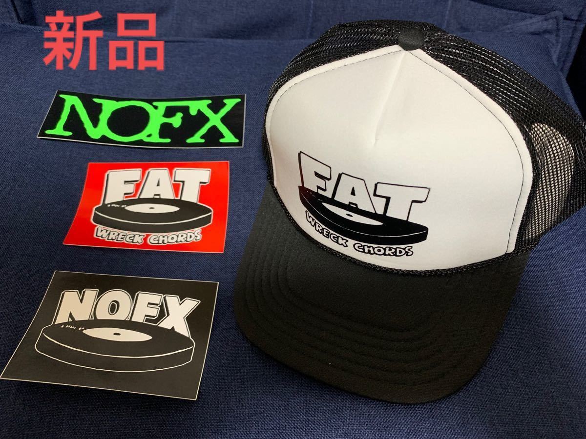 正規品／新品 FAT WRECK CHORDS メッシュキャップ&ステッカー｜Yahoo