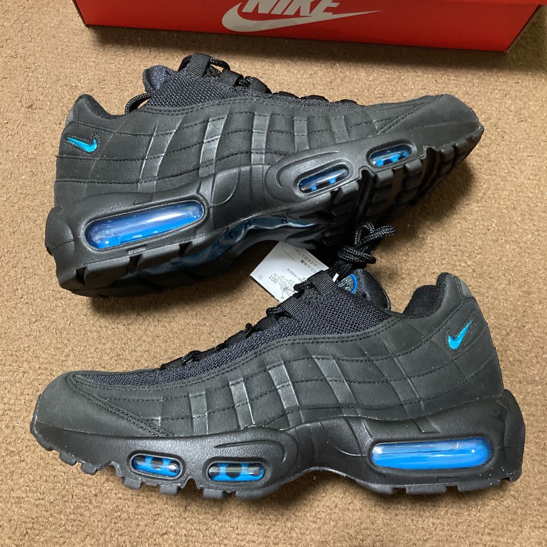 atmos 限定 NIKE AIR MAX 95 BLACK IMPERIAL BLUE CJ7553 001 新品 26