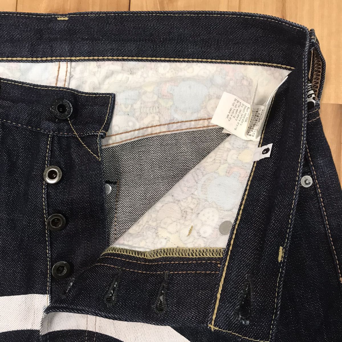 Yahoo!オークション - Safari Milo BAPESTA denim Sサイズ a bathing a