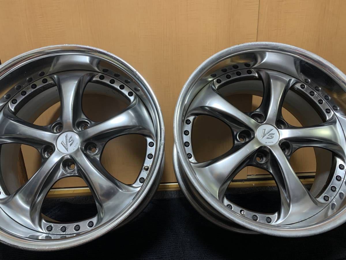 Yahoo!オークション - WORK VS-KF KF 10J 18インチ 2本 深リム リム9cm