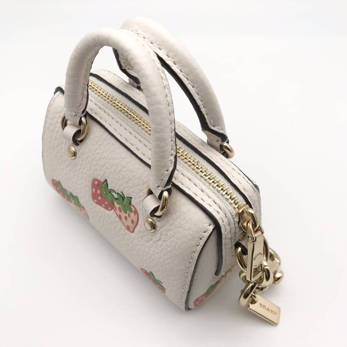 COACH 大人気 ローアン サッチェル バッグ チャーム ウィズ