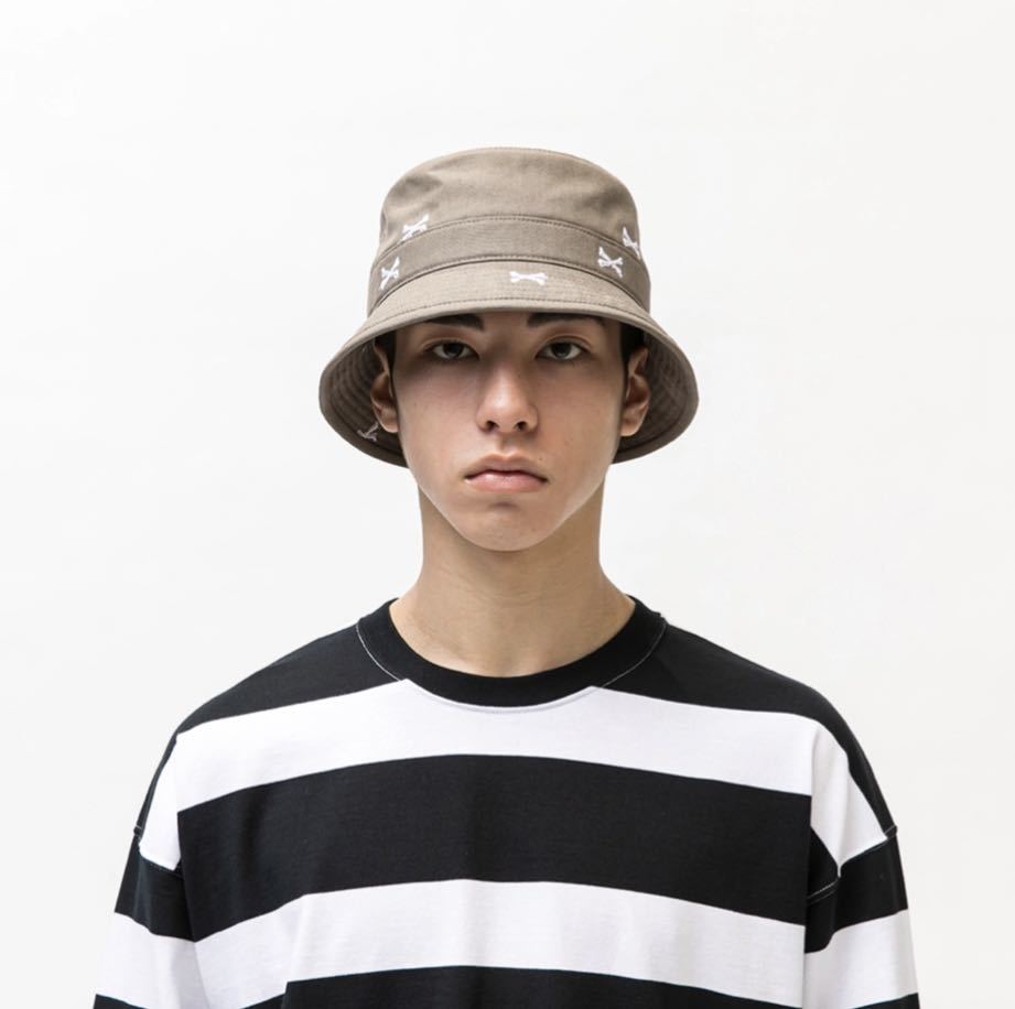 WTAPS 2022SS BUCKET 02 HAT GREIGE Lサイズ ダブルタップス バケット