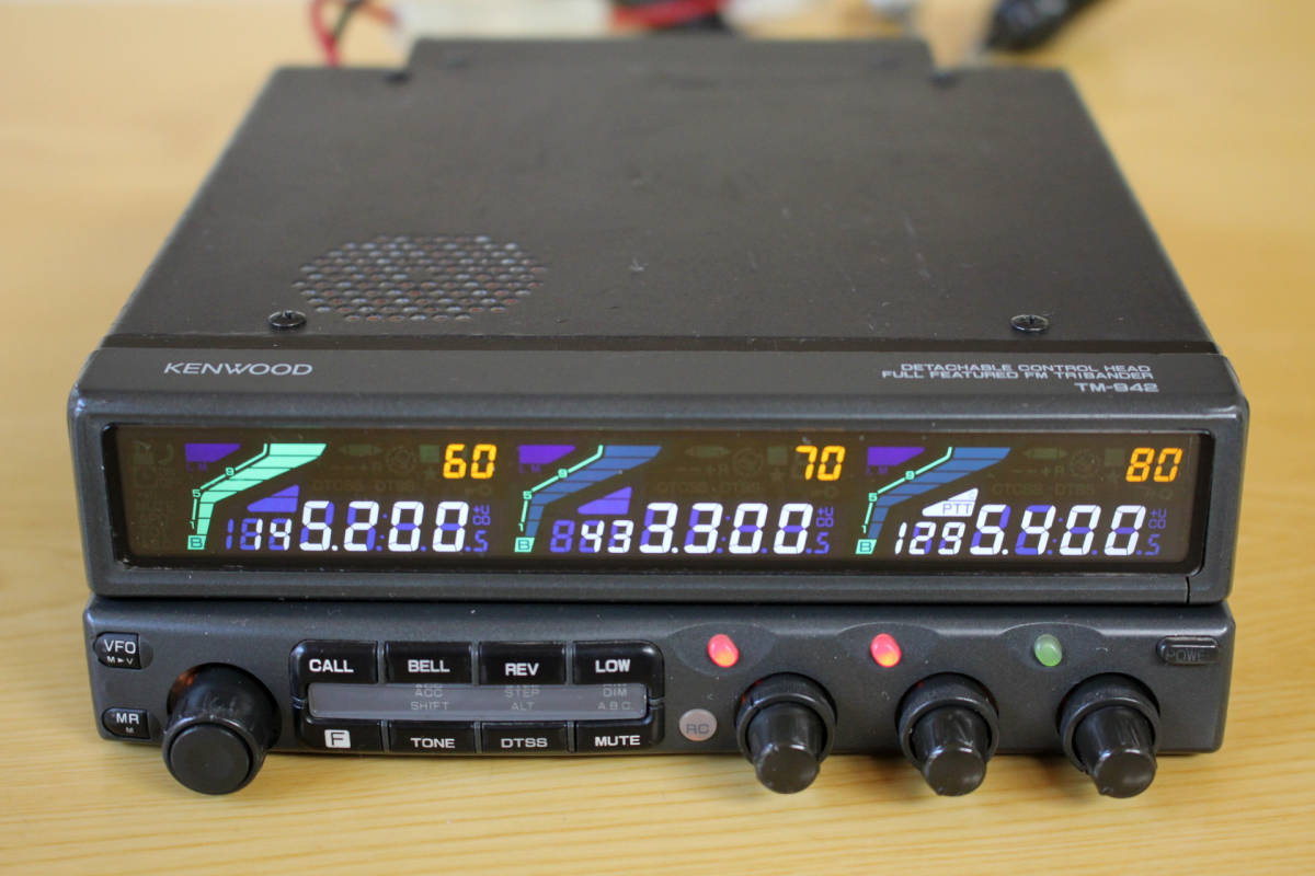 メンテナンス済】KENWOOD TM-942 トリプルバンドトランシーバ