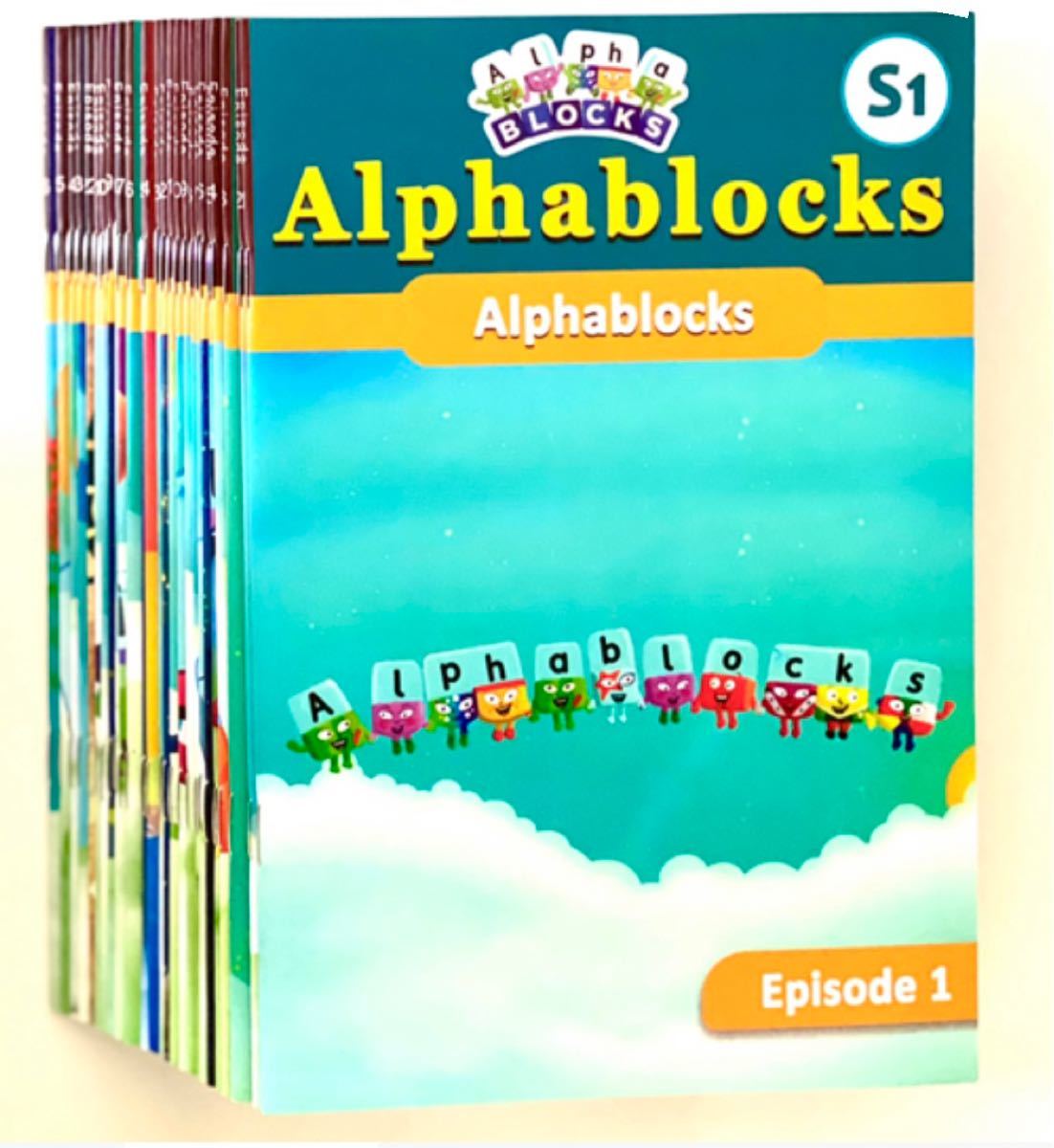 アルファブロックス alphablocks 台本版英語絵本 マイヤペン付 アニメ