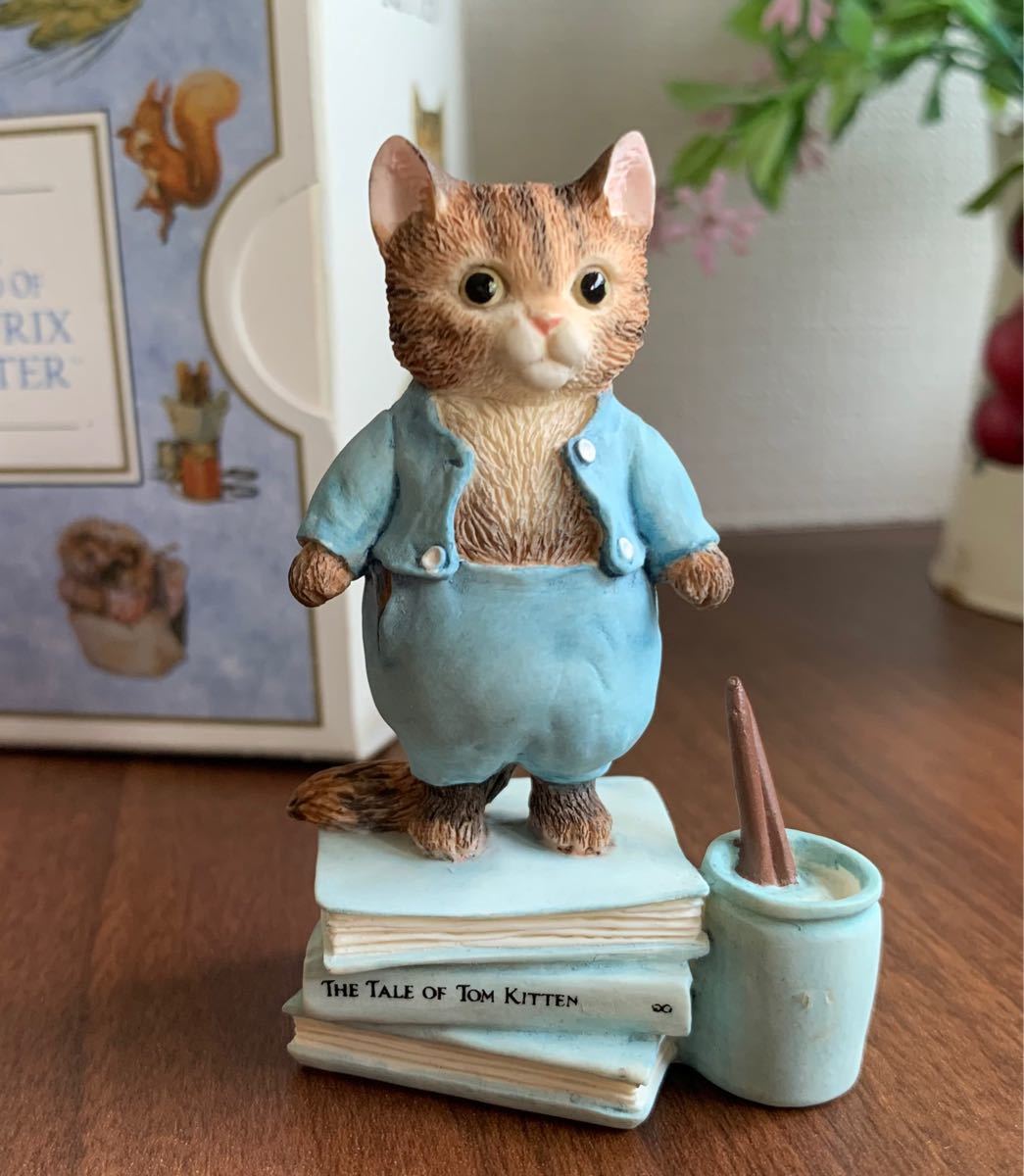 ピーターラビット こねこのトム フィギュア 置物 ビアトリクスポター