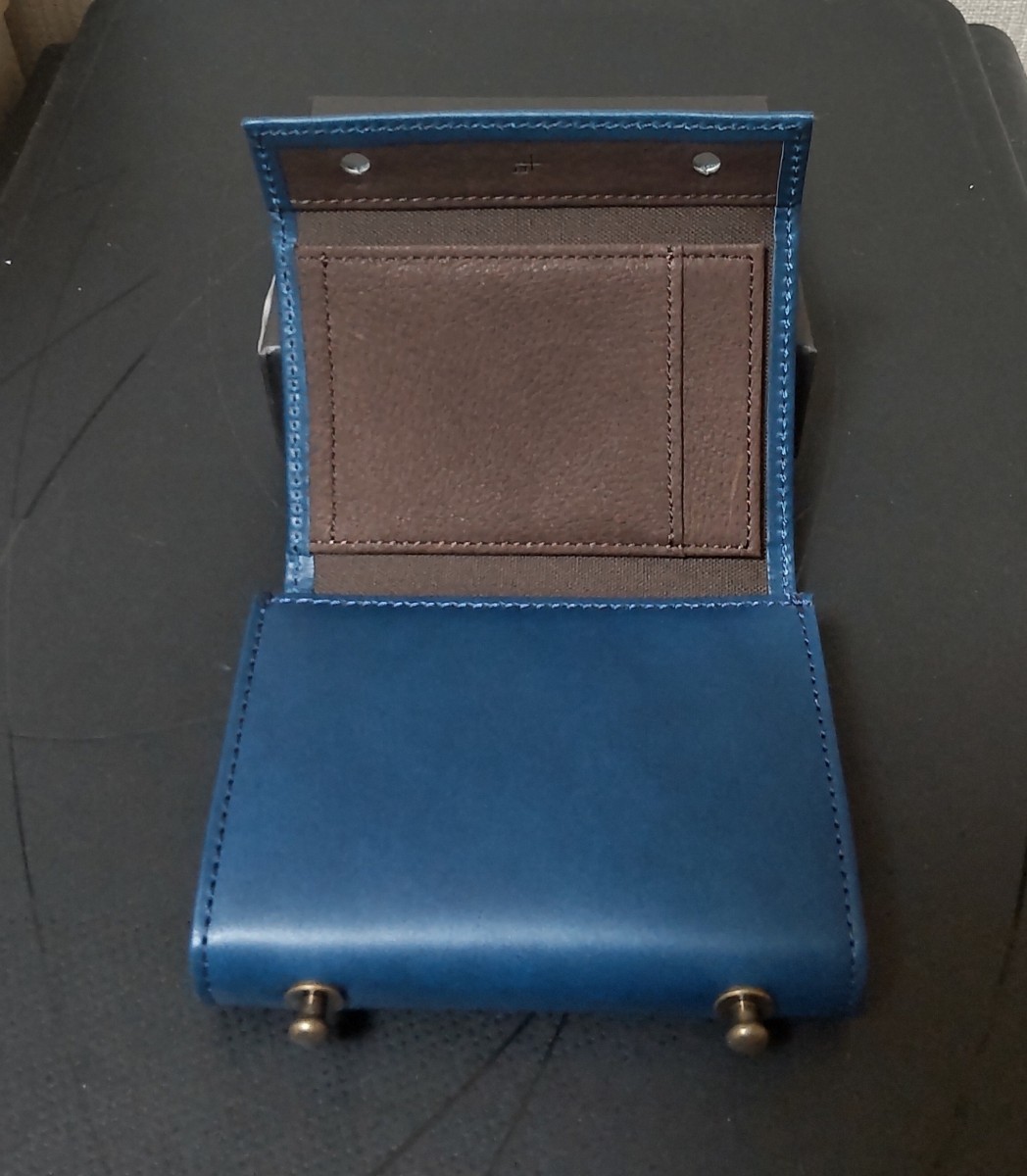 新品【エムピウ】ブルー×チョコ m+ミッレフォッリエP25 送料無料 BLUE