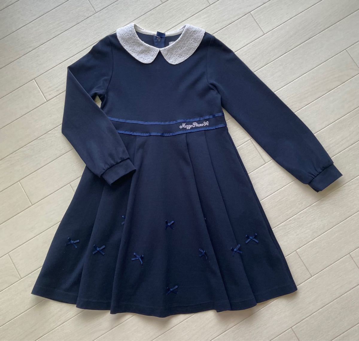メゾピアノ ポンポネット 女の子 120 卒服 フォーマル ワンピース