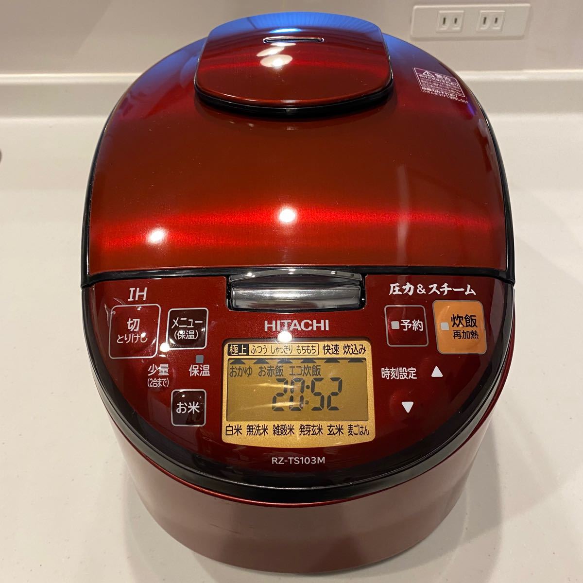 日立圧力スチームIH炊飯器 RZ-TS103M ジャパネットオリジナル｜Yahoo
