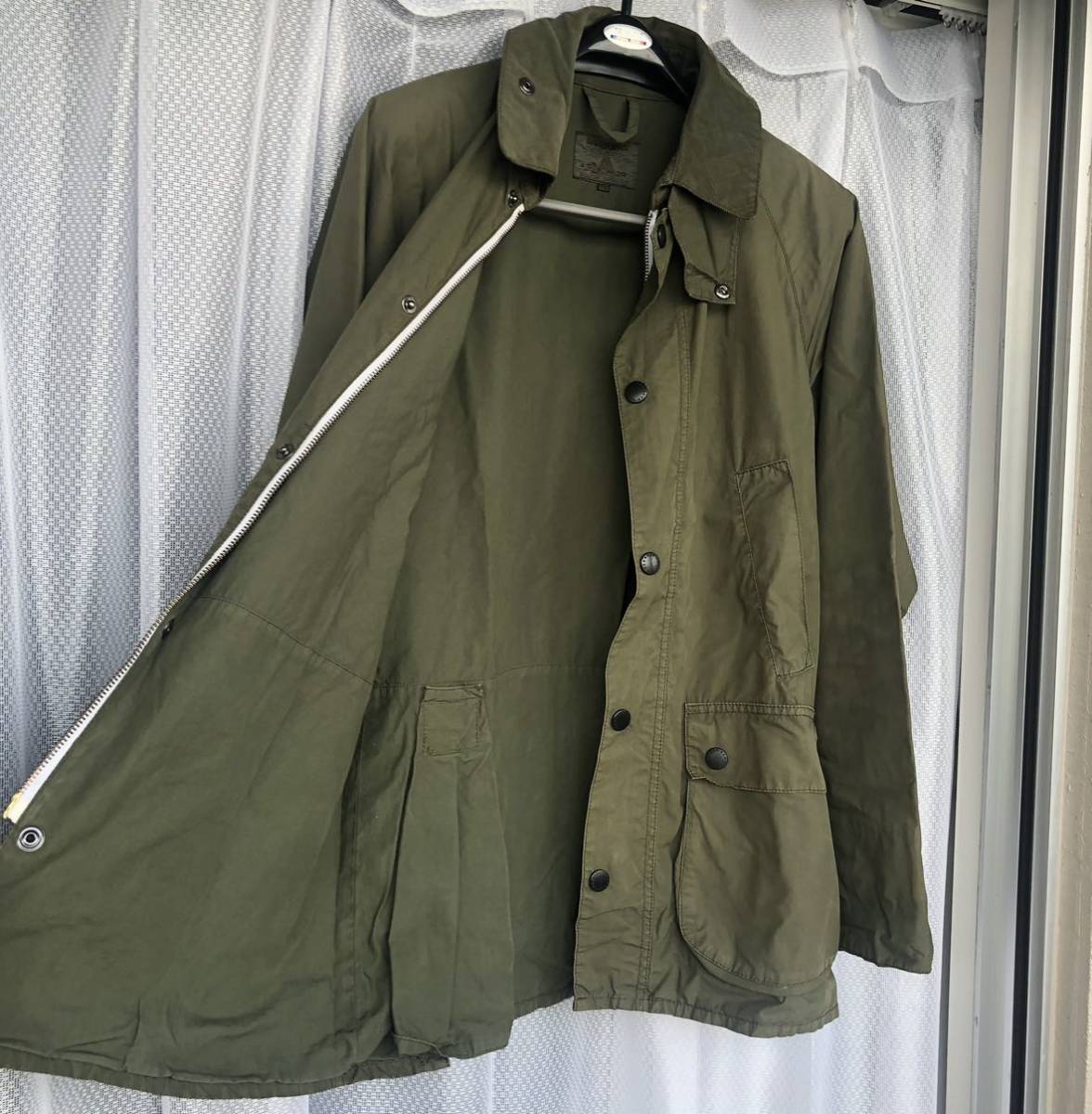 復刻 初期灯台ロゴ Barbour / BEDALE Mセージグリーン 2012春夏 ノン