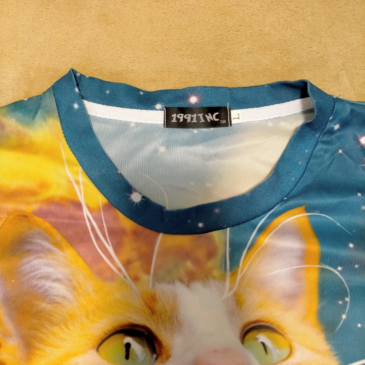 新品 猫と宇宙 グラフィック 半袖Tシャツ L｜Yahoo!フリマ（旧PayPay