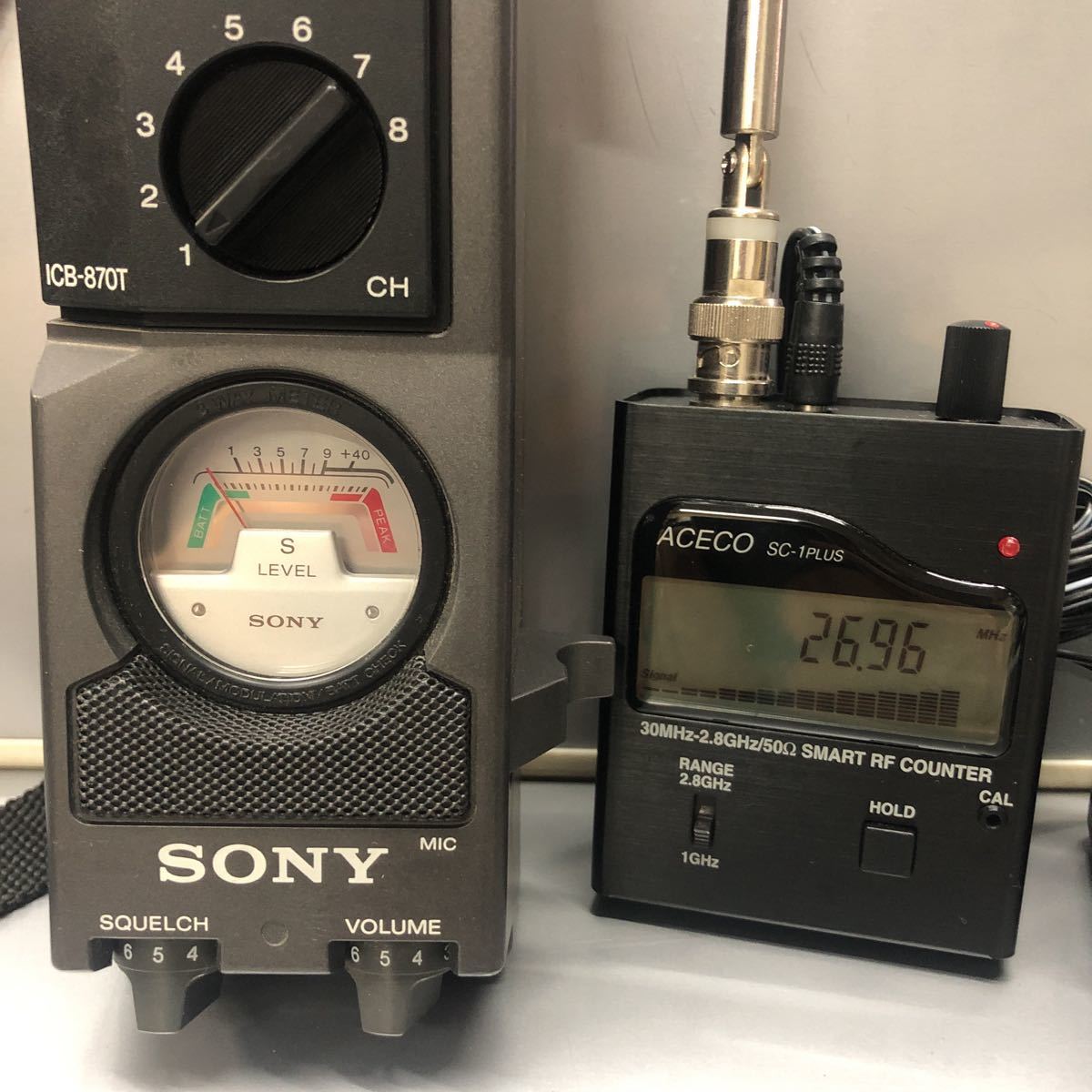 Yahoo!オークション - SONY CB無線機 ICB-870T 500mW 8ch