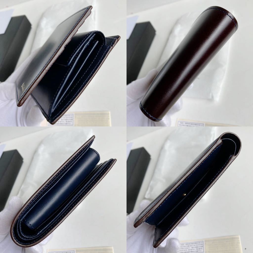 未使用 Paul smith コードバン 二つ折り財布 ポールスミス 財布 馬革