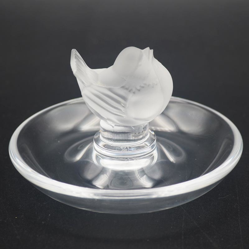 ラリック LALIQUE パンソン PINSON 鳥 ピンディッシュ リングトレイ H5
