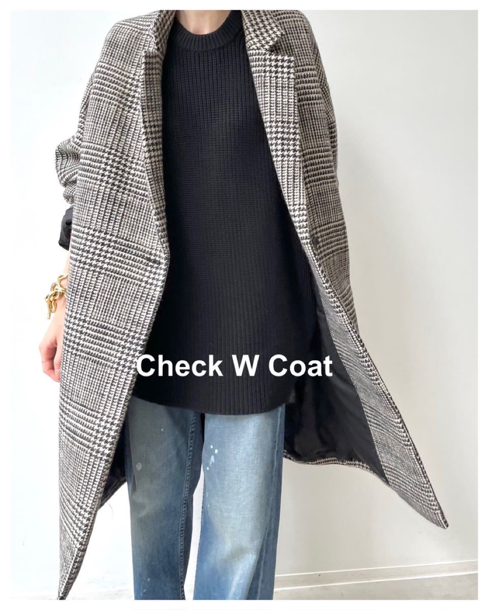 L'Appartement アパルトモン Check W Coat チェック コート｜Yahoo