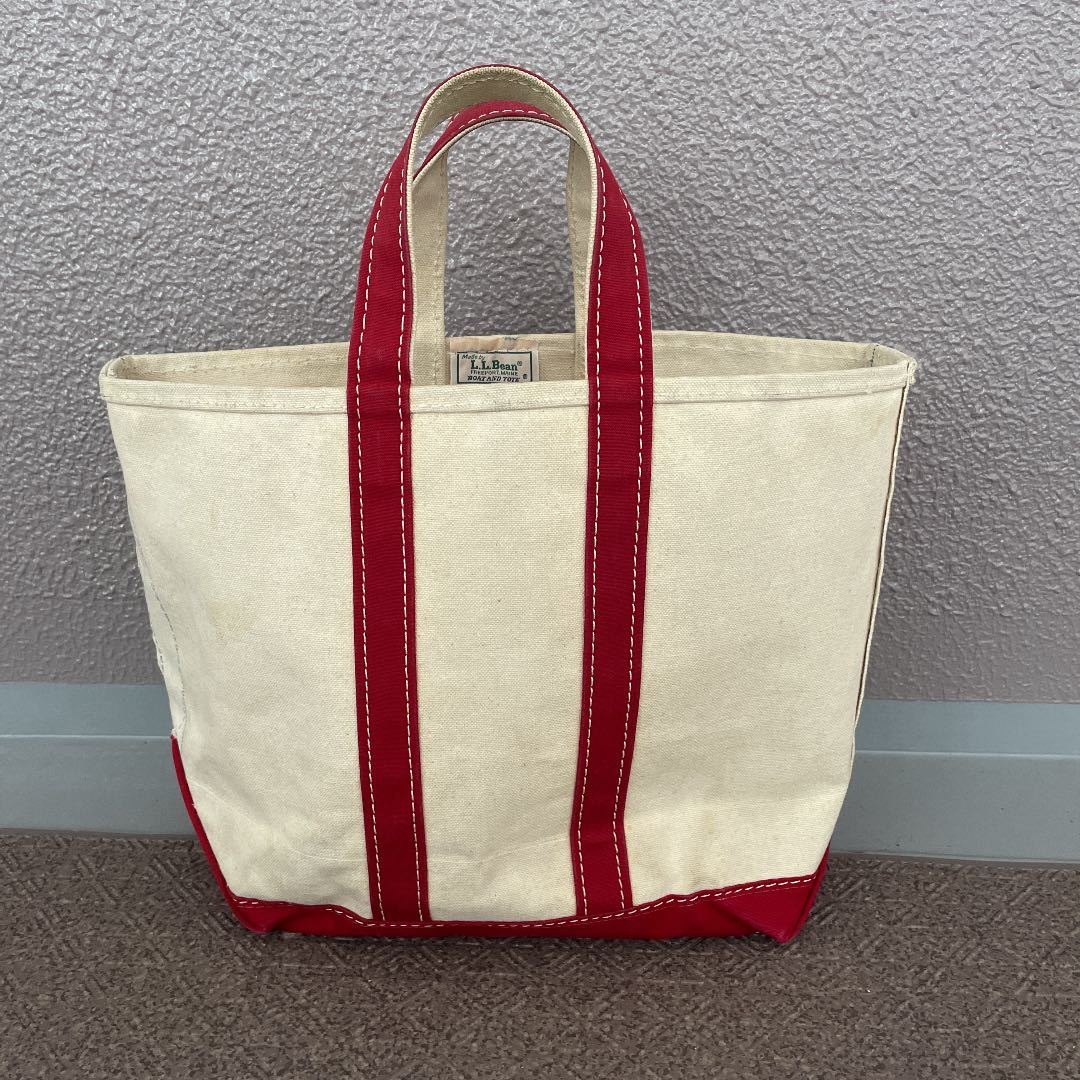 美品 80s L L Bean ギザギザタグ トートバッグ M USA製 エルエルビーン