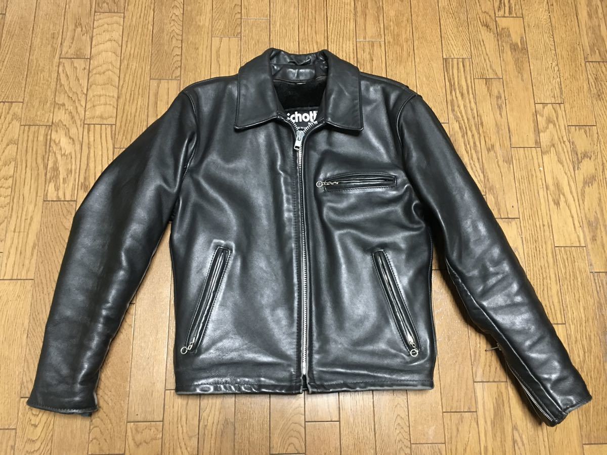 Schottショット シングルライダース ジャケット642 インナーベスト付属