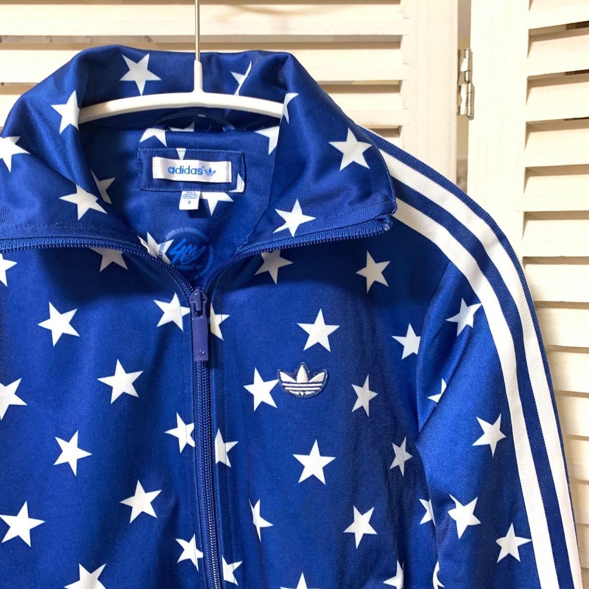 美品 アディダス 星柄 ジャージ トラックジャケット S 40周年記念