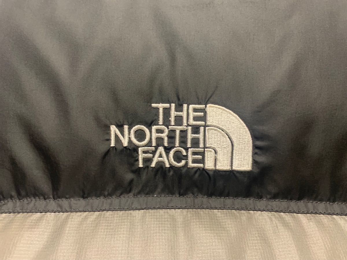 激レア THE NORTH FACE センターロゴ ヌプシ ベスト グレー XL ノース