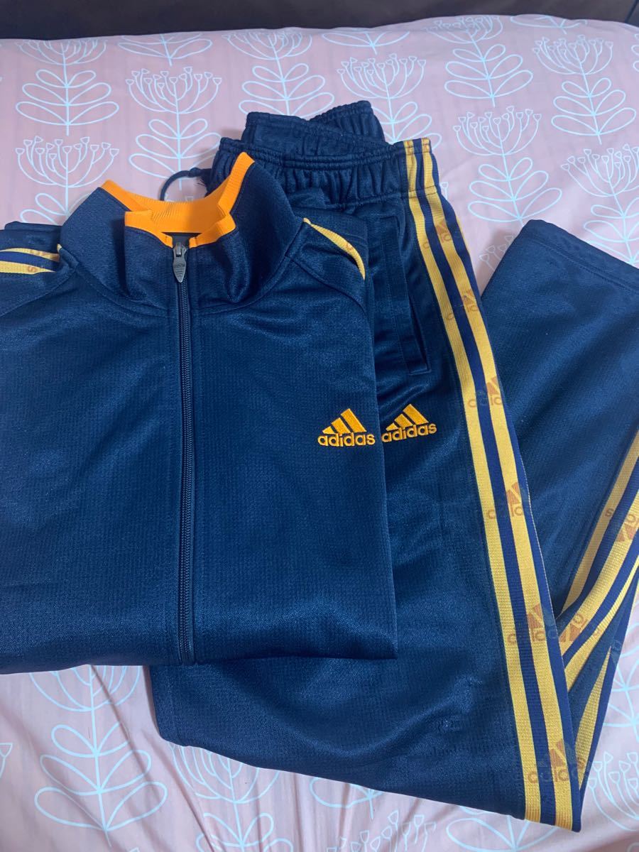 レア adidas アディダス セットアップ オレンジ ジャージ パジャマ