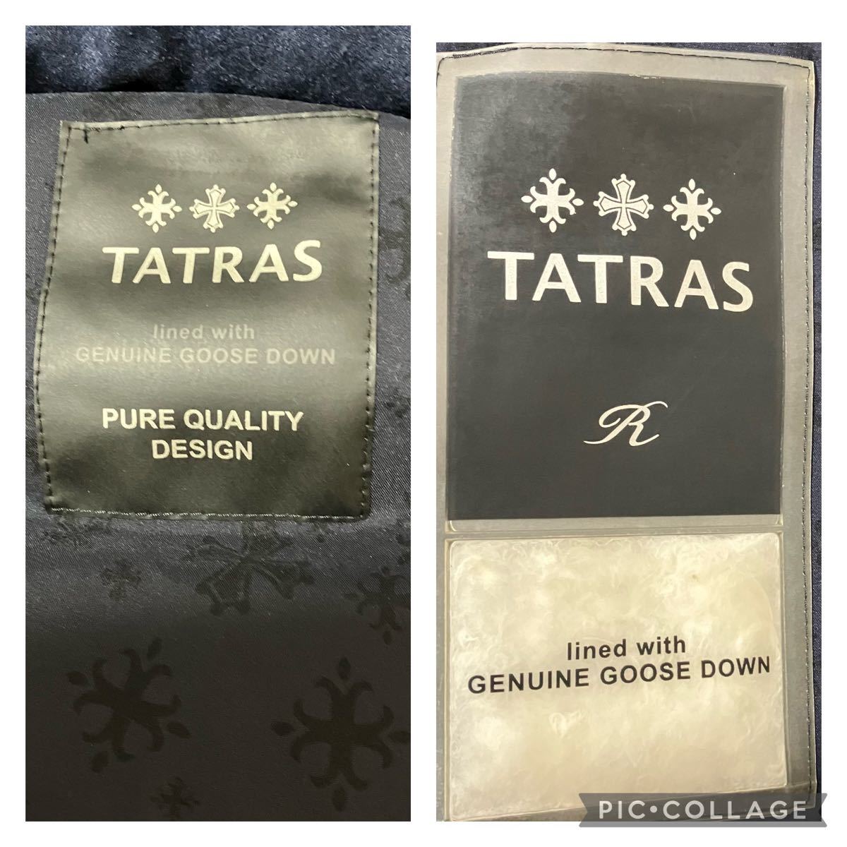 TATRAS タトラス ダウンベスト Rライン高級ライン ウール シルク