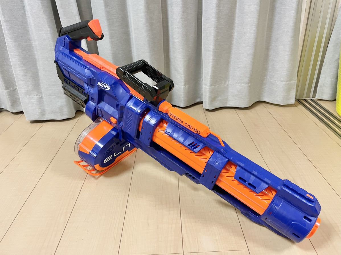 希少 ナーフ Nerf エリート TITAN タイタン CS-50 電動｜Yahoo!フリマ
