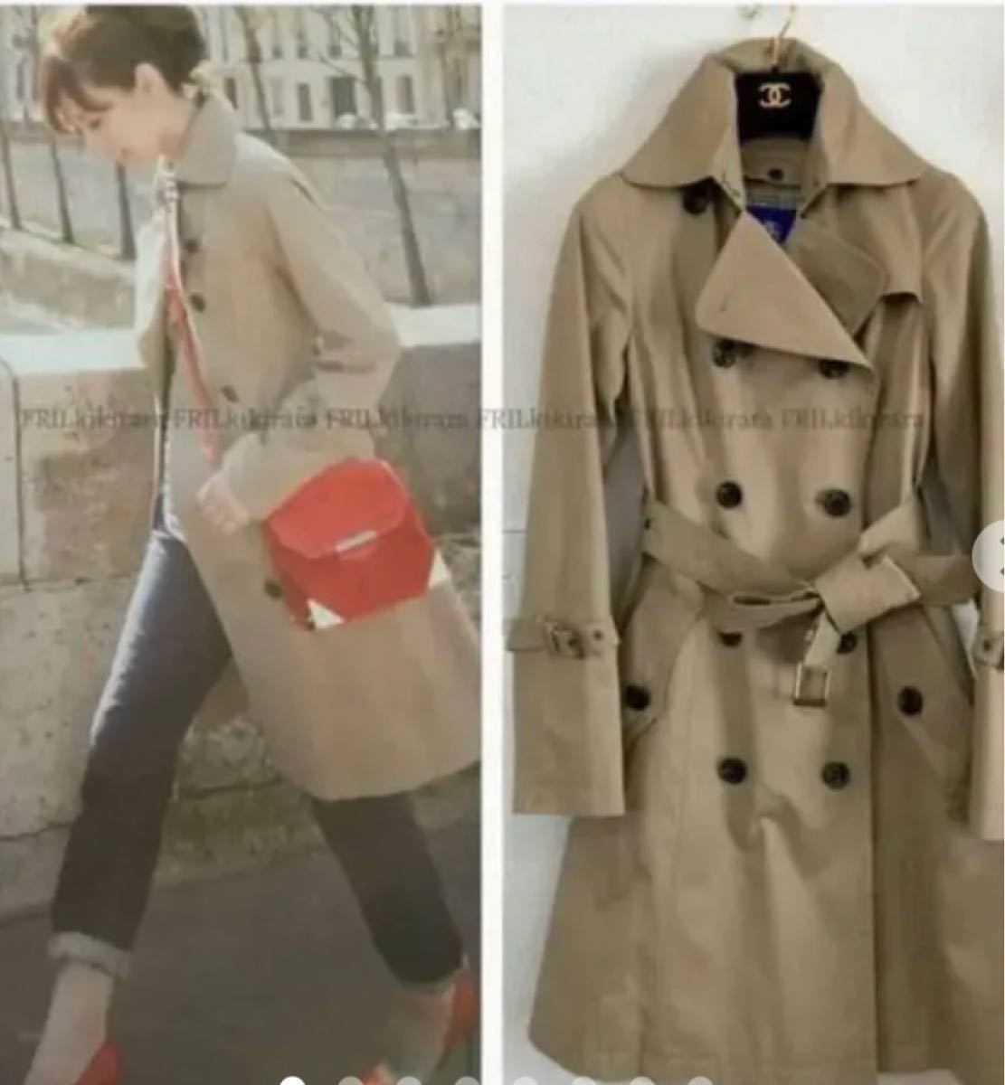 北川景子さん着用 BURBERRY BLUE LABEL トレンチコート｜Yahoo!フリマ