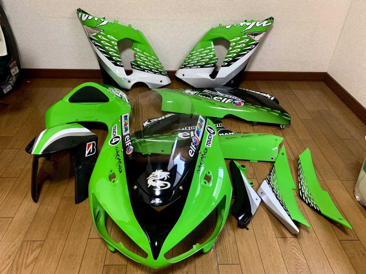Yahoo!オークション - ninja zx-6r 05-06 C型 純正 カウルセット MotoG