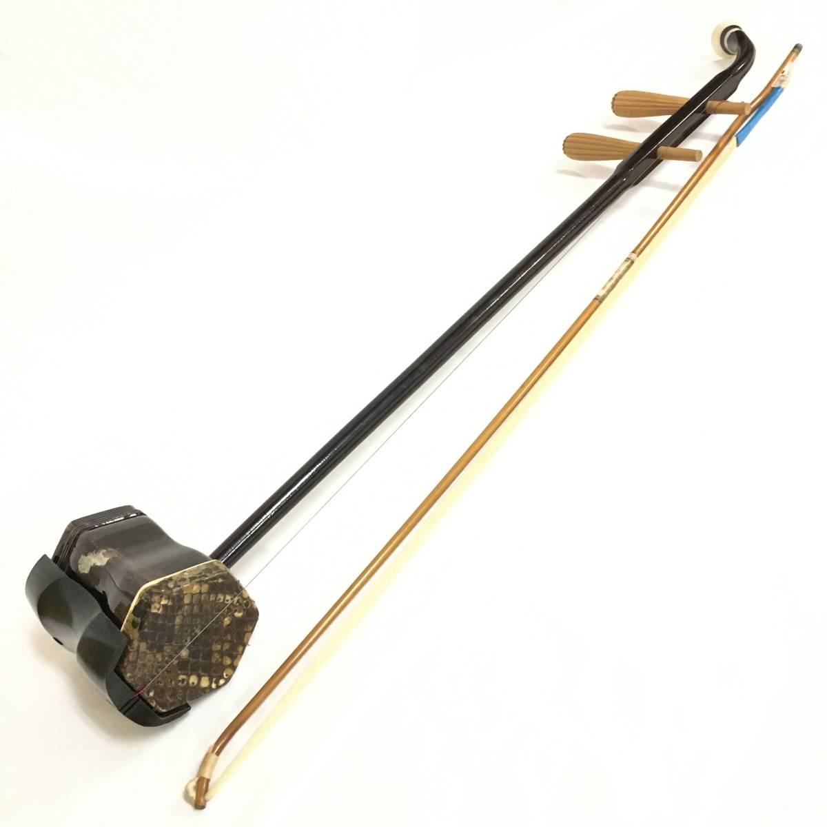 二胡中国楽器二弦弦楽器民族楽器南方式弓84cm ヘビ皮蛇皮蘇州上海