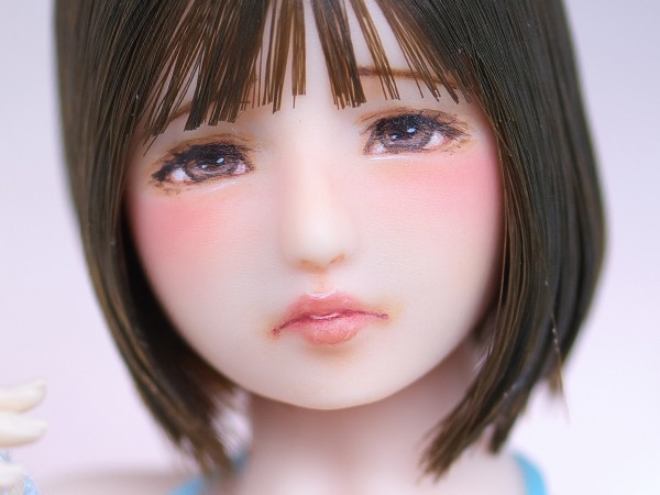 Yahoo!オークション - 1/6 幼め恥じらい顔 カスタムドールヘッド オビ