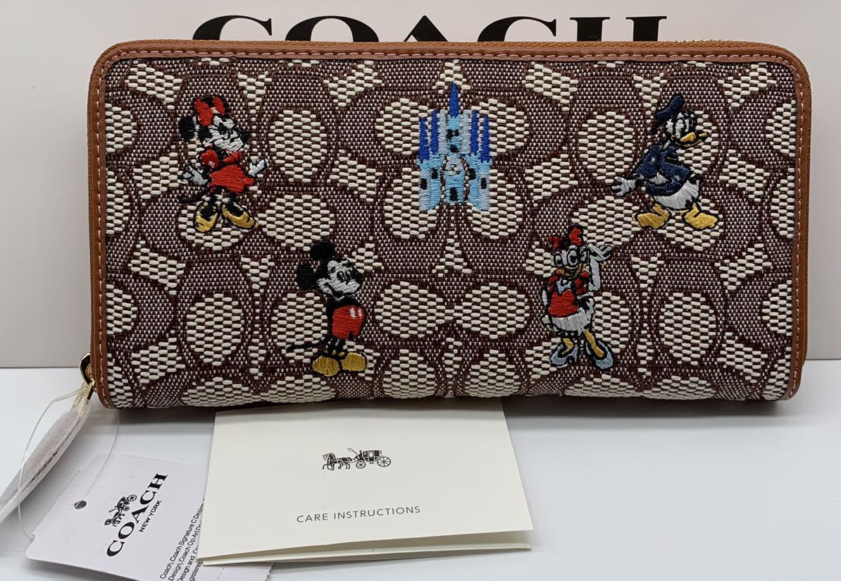 COACH 新作コーチ ディズニーコラボ 長財布 ミッキーマウス