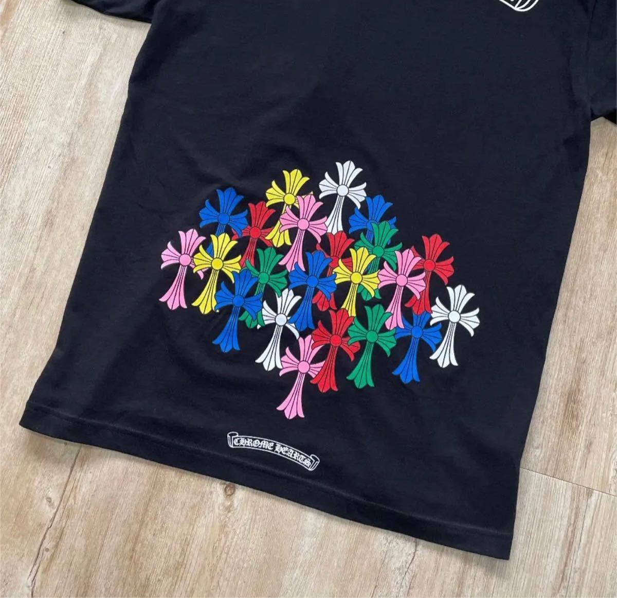 新品 未使用 CHROME HEARTS クロムハーツ Tシャツ マルチカラー L
