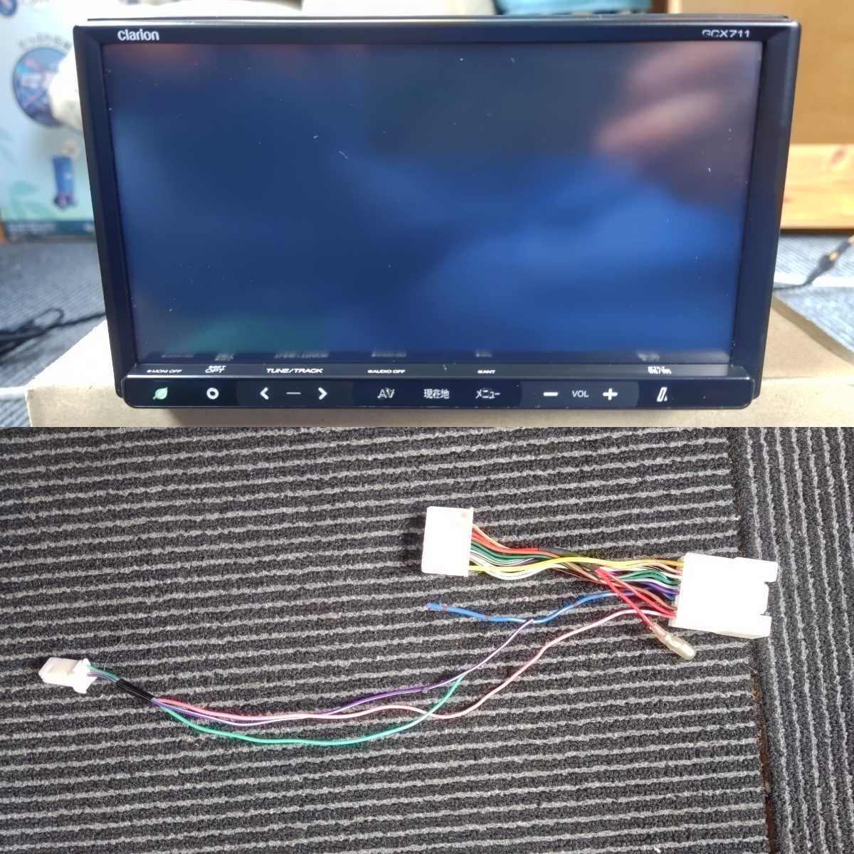 三菱 純正ナビ GCX711 Clarion NX711 同等品 Bluetooth DVD テレビ