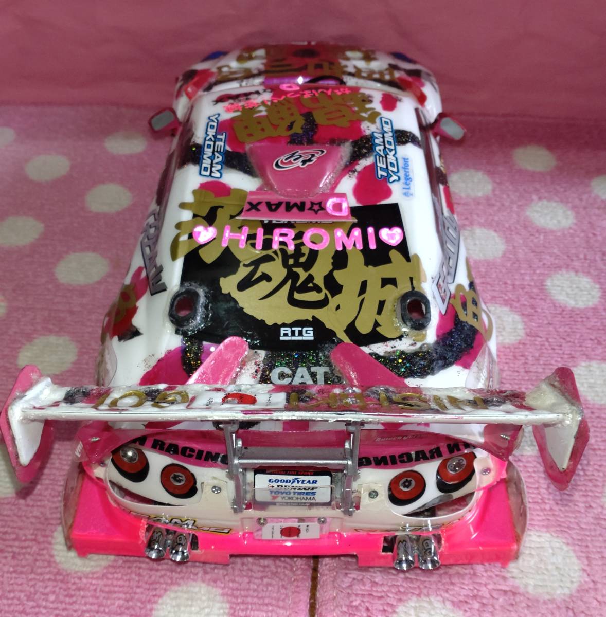 短期値下げヨコモ ドリパケ1/10 R35 GTR ボディ 錦鯉カラーリング自作