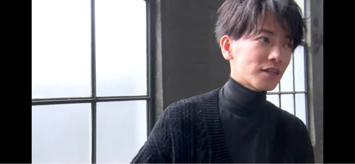 ABYTS 佐藤健 モールケーブルカーディガン サイズ3 ブラック ニット