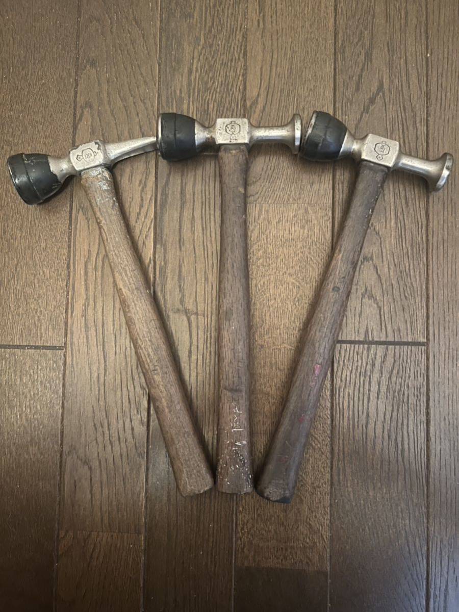 Yahoo!オークション - KRT 倉田製作所 鈑金ハンマー 3本セット シボリx