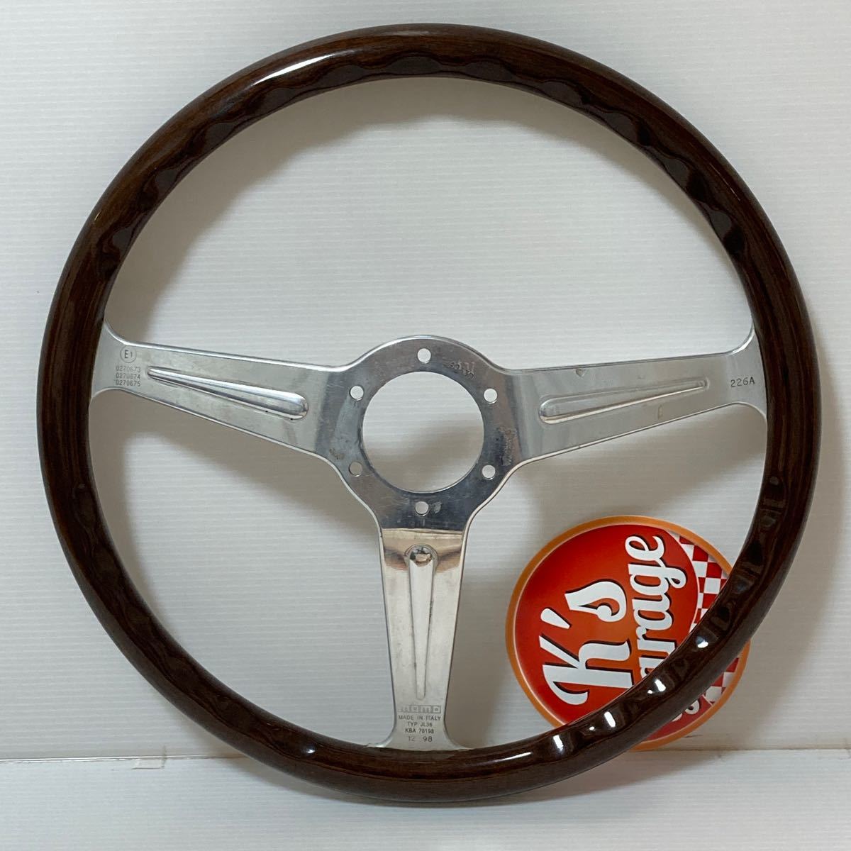 モモ momo ウッドステアリング 365mm JL36 1998年製 36パイ 極上品 美