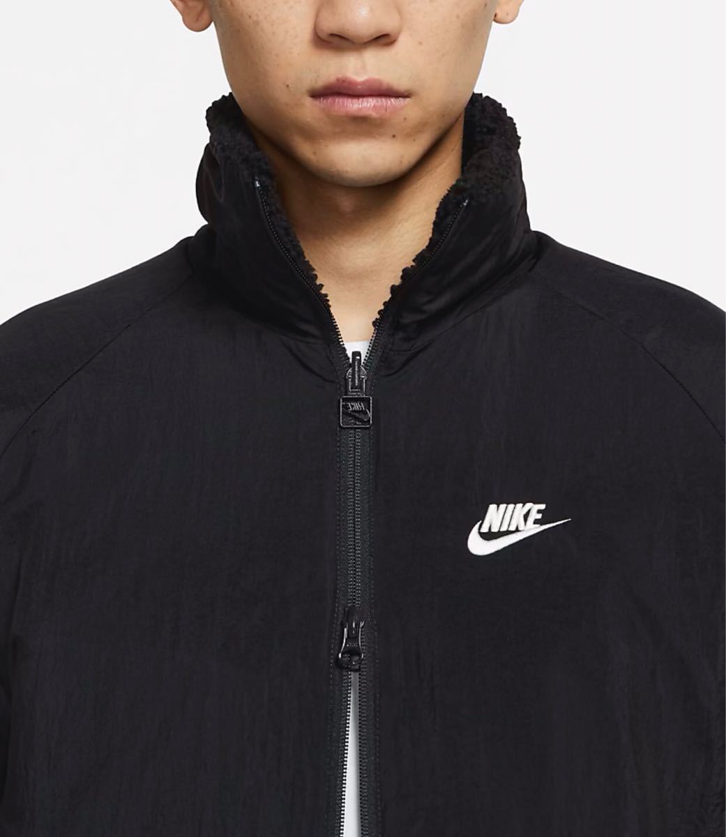 ナイキ XL フリーススウッシュリバーシブル ボアジャケット SWOOSH
