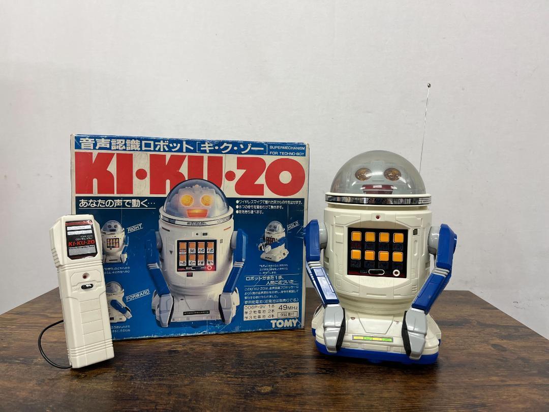Yahoo!オークション - TOMY トミー 音声認識ロボット KI・KU・ZO キク