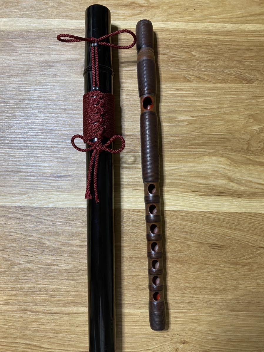 Yahoo!オークション - 雅楽器 本管 龍笛 管筒付
