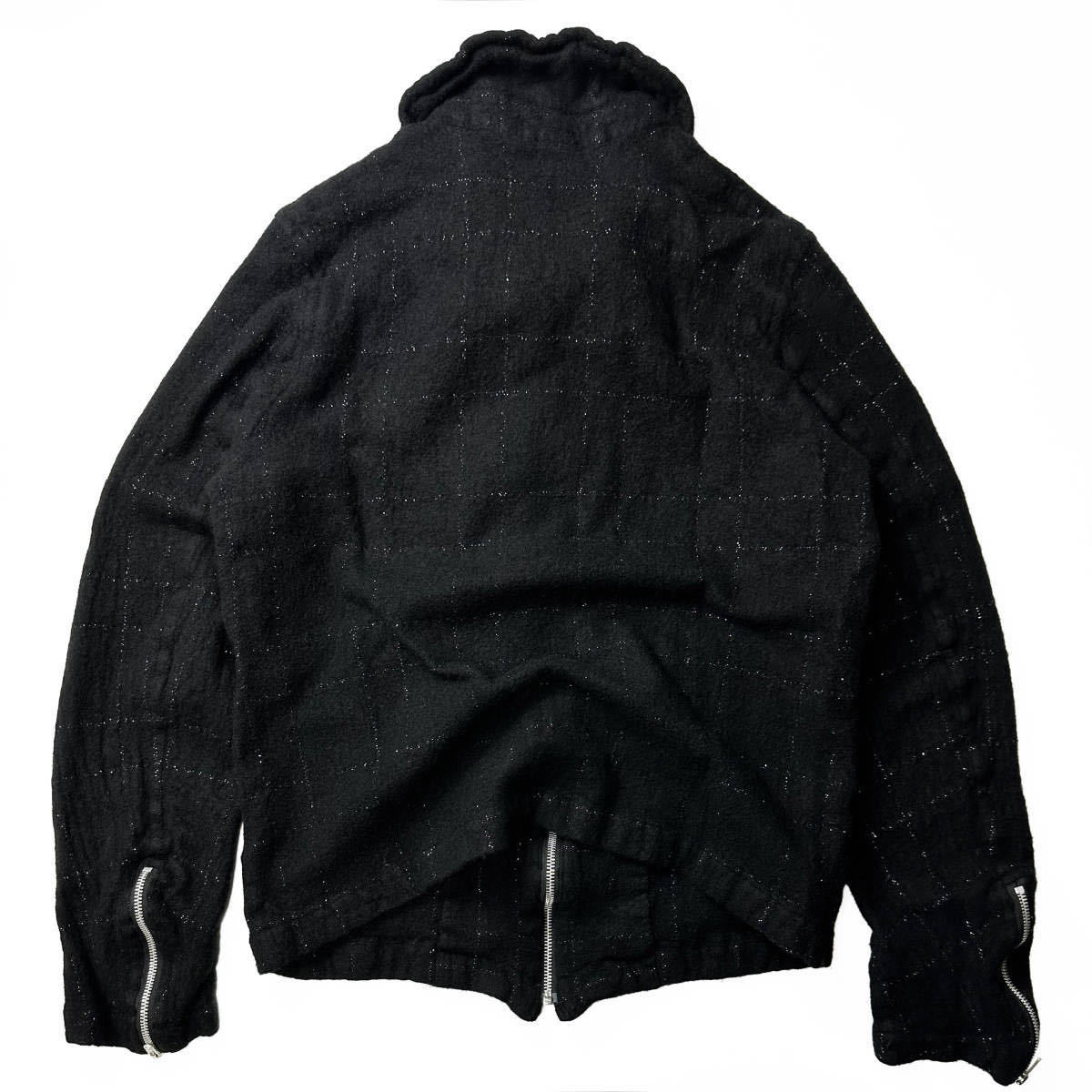 Yahoo!オークション - 94AW 復刻 ウール縮絨 ジップブルゾン コムデギ