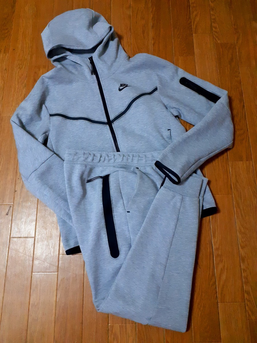 NIKE テックフリース 上下 セットアップ グレー UKドリル｜Yahoo