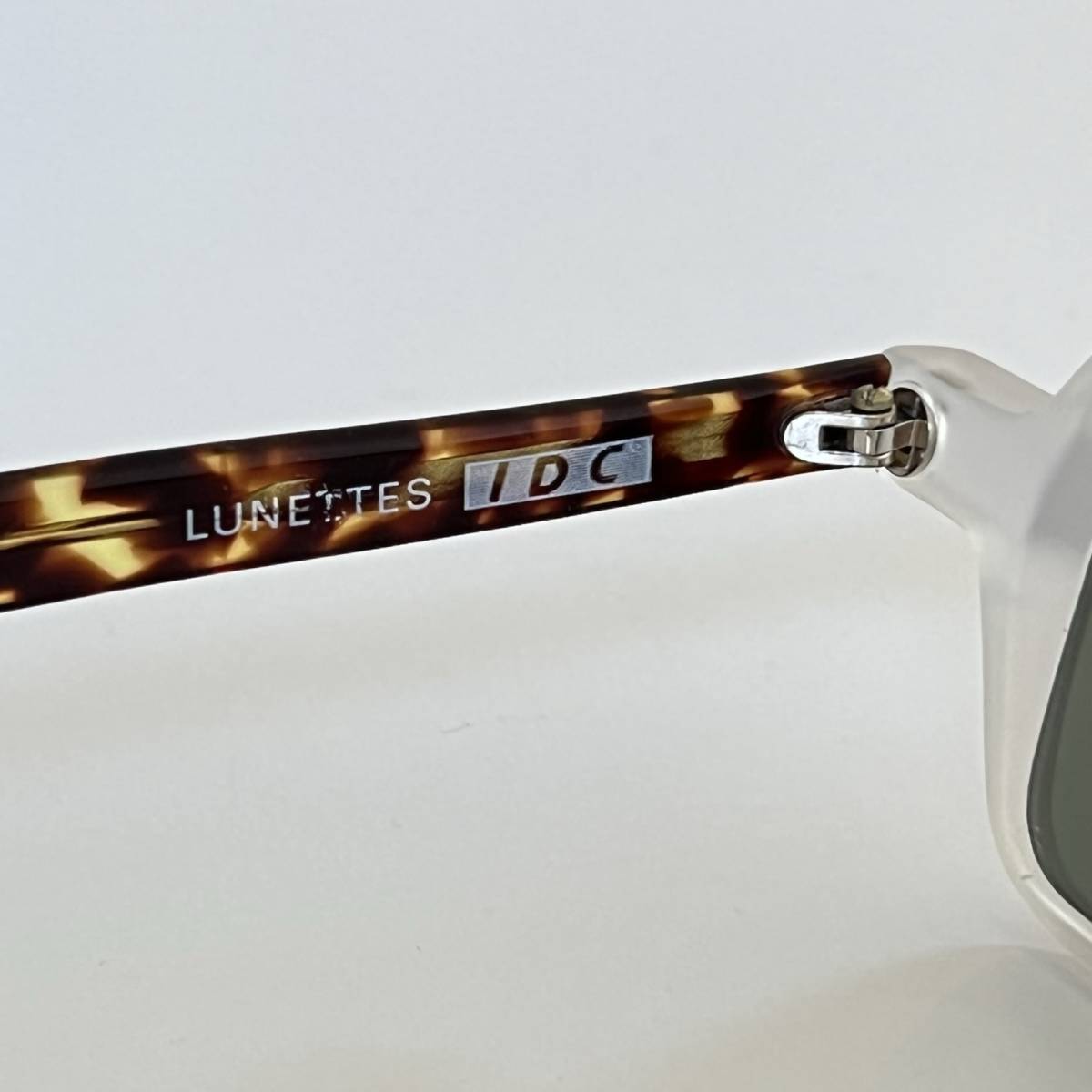 希少品 80's FRENCH VINTAGE LUNETTES IDC スクエア型 サングラス②